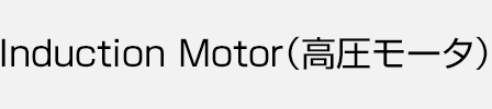 Induction Motor（高圧モータ）