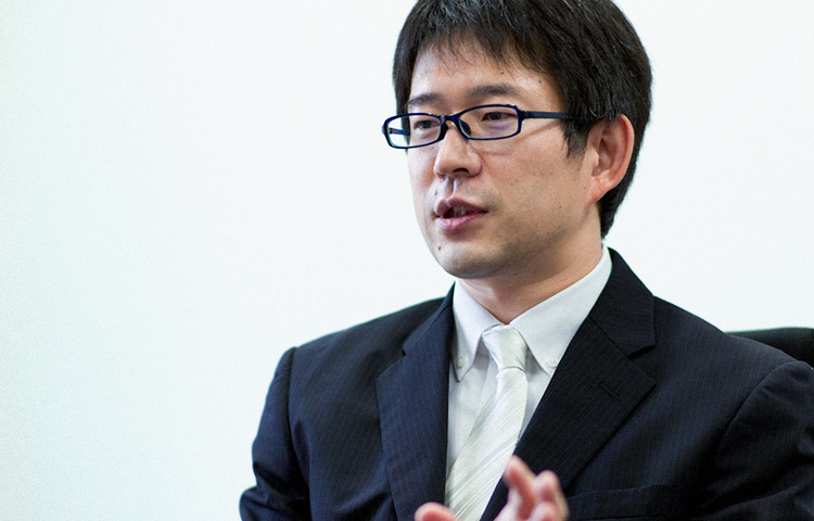 取材中の様子